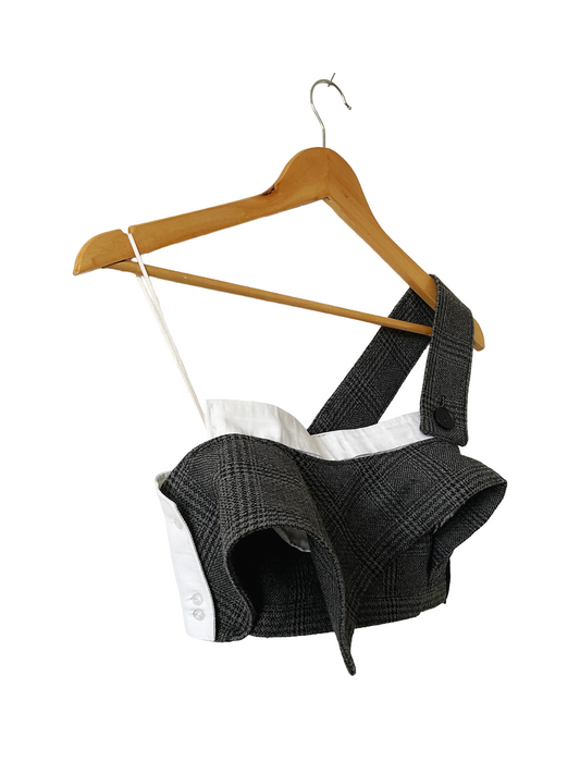 Check Crop Top