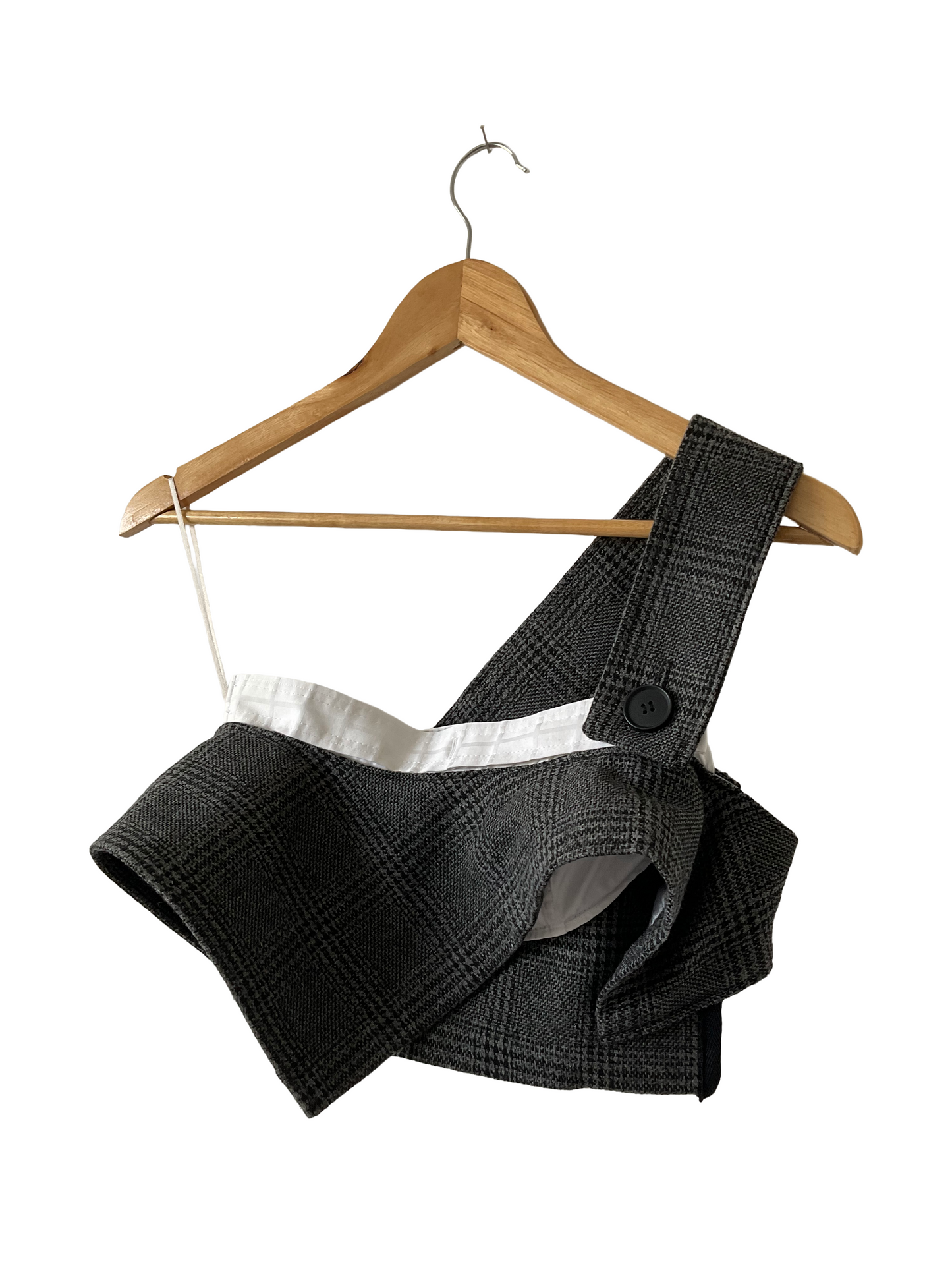 Check Crop Top