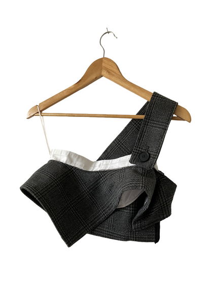 Check Crop Top