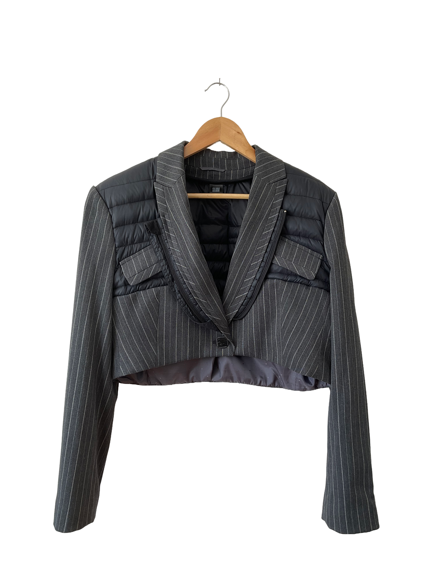 Cropped Hybrid Jacket
