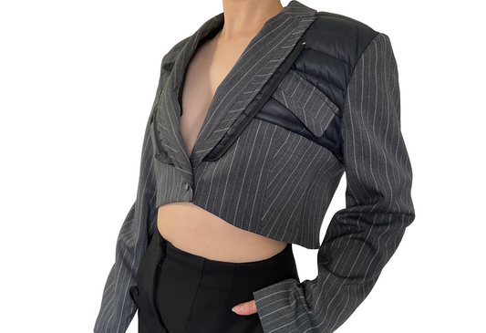 Cropped Hybrid Jacket