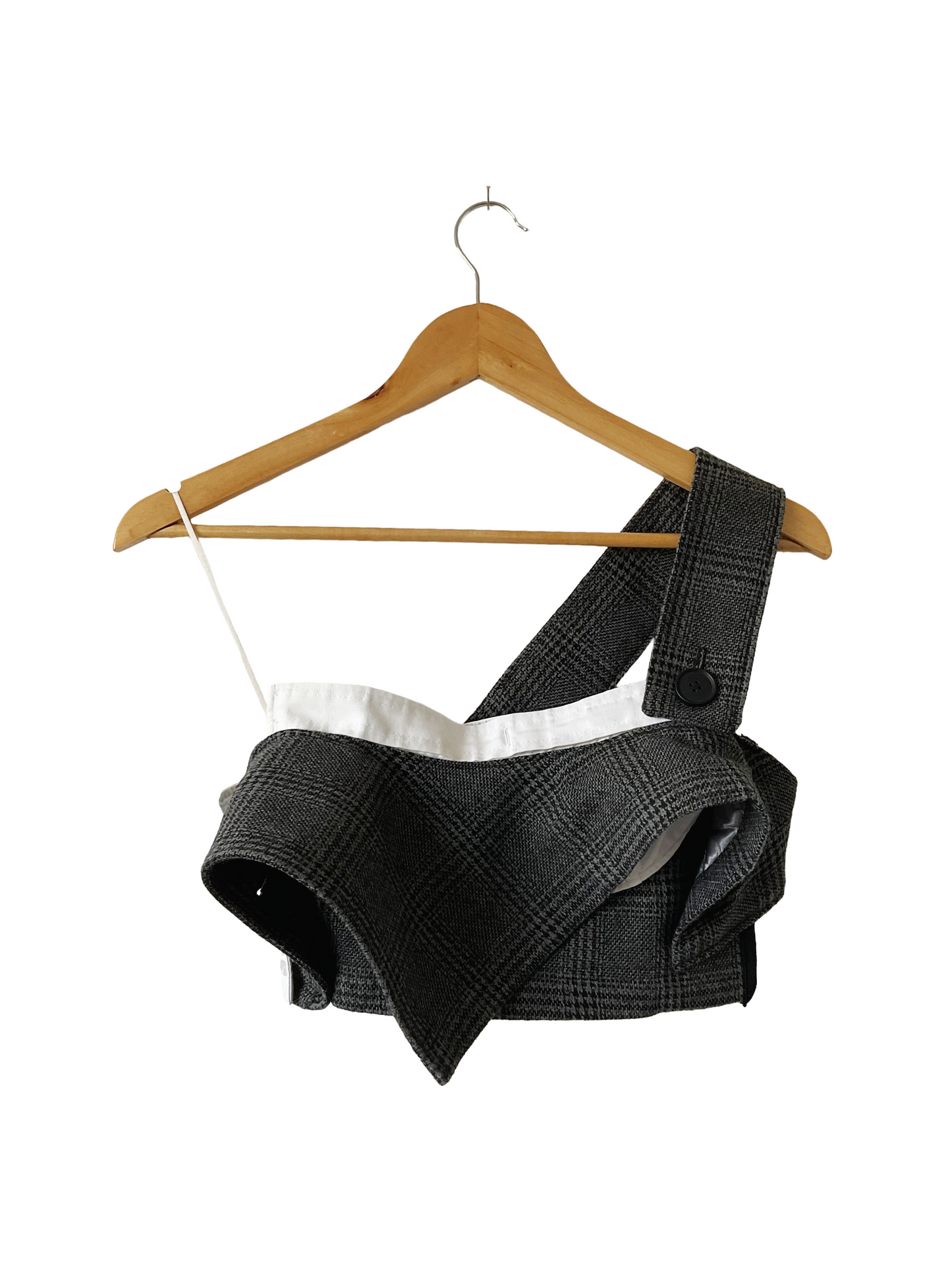 Check Crop Top